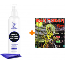 IRON MAIDEN  Killers LP + Спрей для очистки с микрофиброй 250мл Набор Analog Renaissance