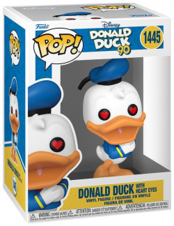 Фигурка Funko POP Disney: Donald Duck – with Heart Eyes [90th Anniversary] (9 5 см)