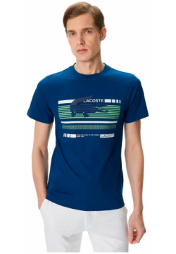 T SHIRT SS LACOSTE TH0418 Универсальная футболка создаст непринужденный