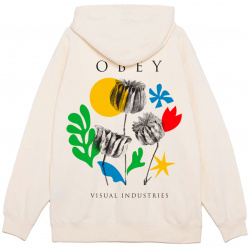 FLOWERS PAPERS SCISSORS HEAVYWEIGHT PULLOVER OBEY OB117463777 