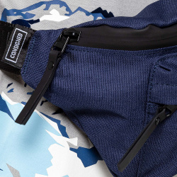 Поясная сумка Consigned Zip Top Pocketed Bumbag 50655 BLUE OS