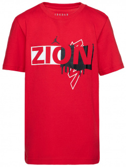 Подростковая футболка Zion Tee Jordan 95B943 U10 M Национальный парк Зайон на