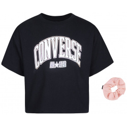 Подростковая футболка Converse Boxy Scrunc Tee 4CC885 023 XL