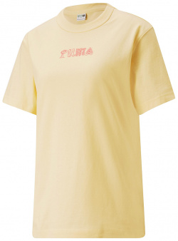 Женская футболка Downtown Relaxed Graphic Tee PUMA 53357941 XS
