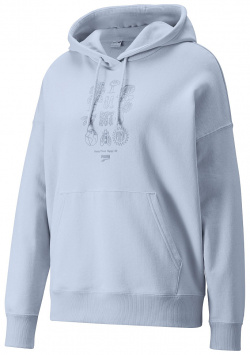 Женская худи Downtown Relaxed Graphic Hoodie PUMA 53358321 L