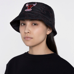 Панама Quilted Bucket Hat Chicago Bulls MITCHELL AND NESS HBKB6263 CBU BLCK M