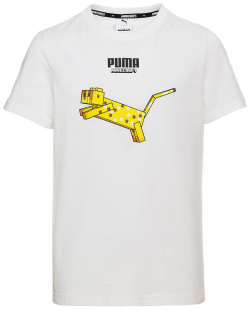 Подростковая футболка PUMA x Minecraft Graphic Tee 53343502 152