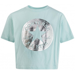 Подростковая футболка Patch Foil Boxy Tee Converse 469656 B1Q M