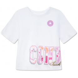 Короткая подростковая футболка Tie Dye Wrap Boxy Crop Tee Converse 4CC281 001 M