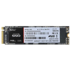 Накопитель SSD M 2 2280 Netac NT01N930E 256G E4X N930E Pro 256GB PCIe Gen3*4 NVMe 3D TLC 2130/1720MB/s