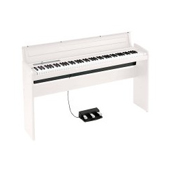 LP 180 WH цифровое пианино со стойкой  тройной педалью адаптером KORG