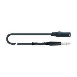 MCR615 6 QUIK LOK Микрофонный кабель  метров разъемы XLR Male Stereo Jack