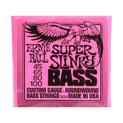 2834 ERNIE BALL Струны для бас гитары Nickel Wound Bass Super Slinky