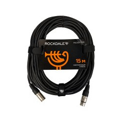 MC001 15M ROCKDALE Готовый микрофонный кабель  разъемы XLR длина 15 м