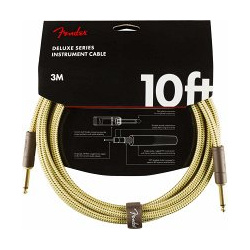 DELUXE 10' INST CABLE Tweed FENDER 
