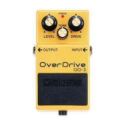 OD 3 BOSS Педаль гитарная OverDrive  Регуляторы: Level Tone Drive
