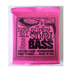 2834 Super Slinky Nickel Wound Electric Bass Strings  45 100 Gauge ERNIE BALL