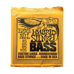 2833 Hybrid Slinky Nickel Wound Electric Bass Strings  45 105 Gauge ERNIE BALL С