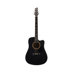GT600 E BK NG Электроакустическая гитара  цвет черный форма дредноут