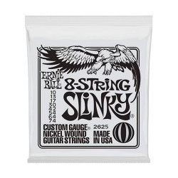 2625 Slinky 8 String Nickel Wound Electric Guitar Strings  10 74 Gauge ERNIE BALL