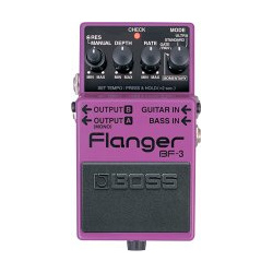 BF 3 BOSS Эффект гитарный Flanger  Регуляторы MODE RATE DEPTH RES