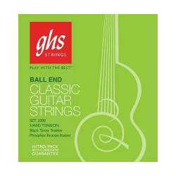 2000 SILVER ALLOY GHS STRINGS Набор струн для классической гитары