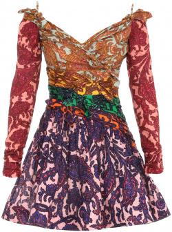 Платье ZIMMERMANN 160051 Разноцветный