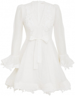 Платье ZIMMERMANN 166889 Белый