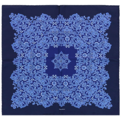 Шелковый платок STEFANO RICCI 95595 Голубой