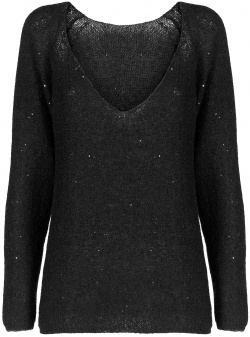 Пуловер LUISA SPAGNOLI 166029 Черный