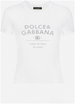 Футболка DOLCE&GABBANA Dolce & Gabbana 176571 Белый