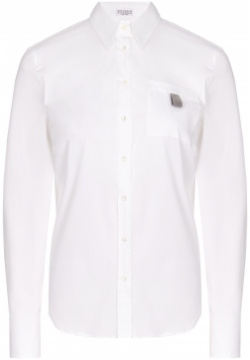 Рубашка BRUNELLO CUCINELLI 185552 Белый