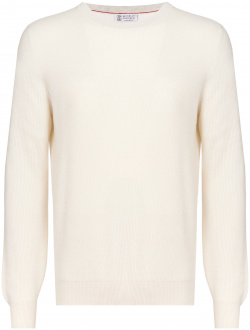 Пуловер BRUNELLO CUCINELLI 185518 Белый