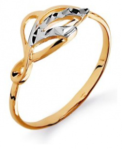 Кольцо из красного золота Линии Любви КоЮЗ Топаз Т14061643