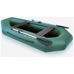 Лодка ПВХ "Компакт 280N"  натяжное дно (зеленый цвет) упаковка мешок оксфорд Compakt 4192022OLMPC3B