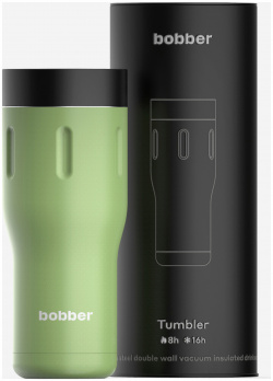 Термокружка вакуумная для напитков Tumbler BOBBER  470 мл Зеленый 4610050370228IDALB3S 0518