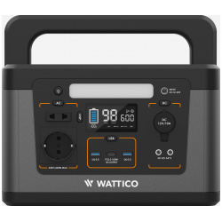 Портативная зарядная станция WATTICO Camp 600 Pro  Черный CMP600WTTCW1B 01