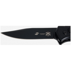 Нож складной Stinger  115 мм (черный) материал рукояти: нержавеющая сталь стеклотекстолит G10 Черный FK H124MIROS88 H124