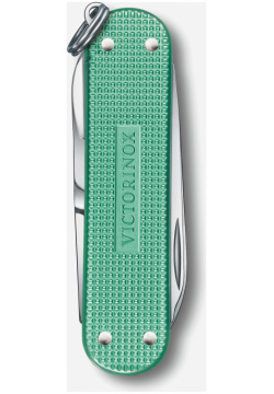 Нож брелок VICTORINOX Classic SD Alox Colors "Minty Mint"  58 мм 5 функций мятный Зеленый 0 6221 201GMIROV11 221G