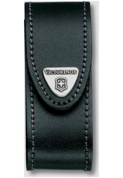 Чехол на ремень VICTORINOX для ножей 91 мм толщиной 2 4 уровня  кожаный чёрный Черный 0520 3MIROV11 3
