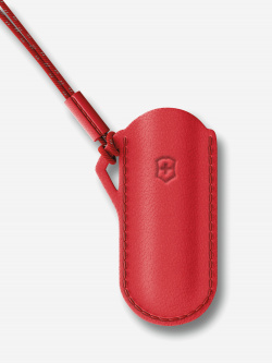 Чехол VICTORINOX "Style Icon" для ножей Classic Colors 58 мм  кожаный красный 4 0670MIROV11 0670