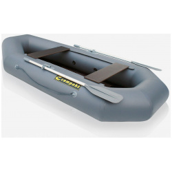 Лодка ПВХ "Компакт 260N"  ФС фанерная слань (серый цвет) упаковка мешок оксфорд Compakt 4142022OLMPC3B