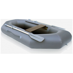 Лодка ПВХ "Компакт 220N"  НД надувное дно (серый цвет) упаковка мешок оксфорд Compakt 3992022OLMPC3B