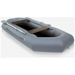 Лодка ПВХ "Компакт 240N"  натяжное дно (серый цвет) упаковка мешок оксфорд Compakt 4022022OLMPC3B
