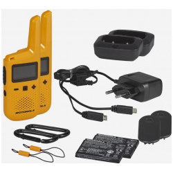 Комплект из двух радиостанций Motorola TALKABOUT T72  Желтый D3P01611YDLMAWCSTHM2E YELLOW