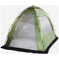 Палатка BTrace Home 4 быстросборная  Зеленый T0513BTRCB3J 05