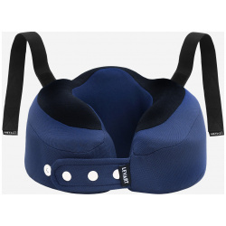 Подушка для путешествий с креплением к креслу  Синий Levart AEROGRXIL24 MIDNIGHT BLUE