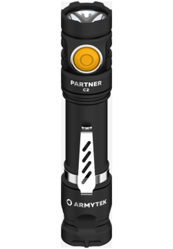 Фонарь ручной Armytek Partner C2 Magnet USB  холодный свет Черный F07802RITLA3U C