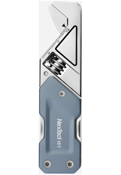 Мультиинструмент складной Nextool Light Wrench W1 с набором бит  6 функций Серый NE20270RITLN2D NE20270