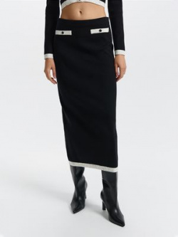 Трикотажная юбка с контрастной отделкой LOVE REPUBLIC 4151318211